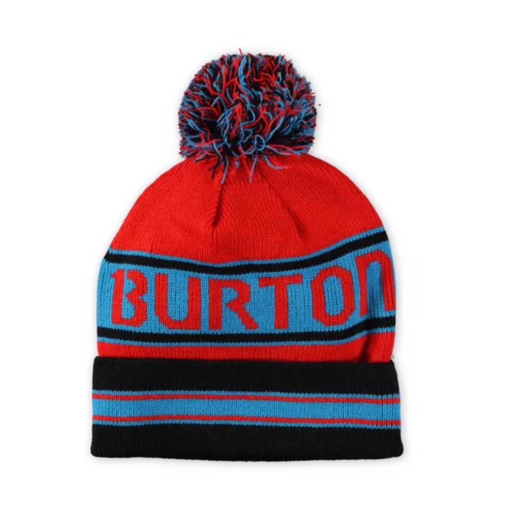 BURTON Trope Fang Pom Beanie Ski Hat OS